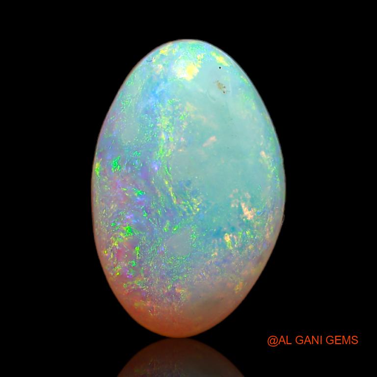 4.40 Cts Unheated Australian Fire Opal Loose Gemstone Fancy Cabochon Natural 14x9x6 mm A-668