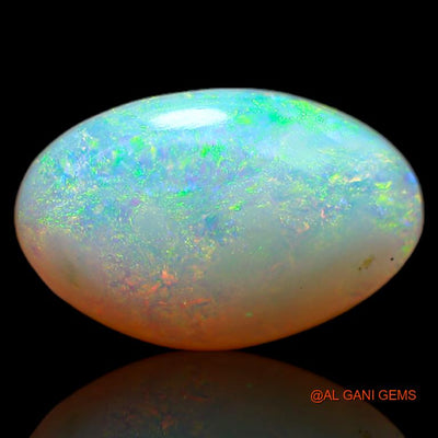 4.40 Cts Unheated Australian Fire Opal Loose Gemstone Fancy Cabochon Natural 14x9x6 mm A-668