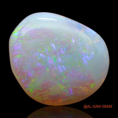 1.85 Cts Natural Australian Fire Opal Loose Gemstone Fancy Cabochon 11x10x2 mm A-669