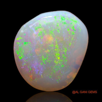 1.85 Cts Natural Australian Fire Opal Loose Gemstone Fancy Cabochon 11x10x2 mm A-669