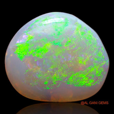 1.85 Cts Natural Australian Fire Opal Loose Gemstone Fancy Cabochon 11x10x2 mm A-669