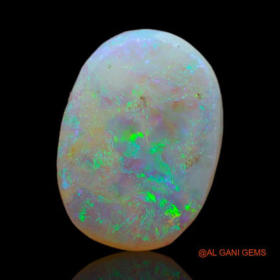 Natural Fire Opal Gemstone 3.80 Cts Loose Oval Cabochon From Australia 14x10x3 mm A-672