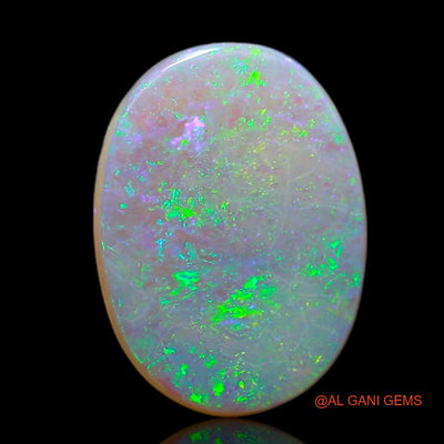 Natural Untreated Fire Opal Loose Gemstone Oval Cabochon From Australia 2.60 Cts 15x11x2 mm A-673