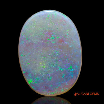 Natural Untreated Fire Opal Loose Gemstone Oval Cabochon From Australia 2.60 Cts 15x11x2 mm A-673
