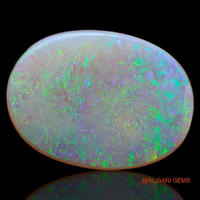 Natural Untreated Fire Opal Loose Gemstone Oval Cabochon From Australia 2.60 Cts 15x11x2 mm A-673