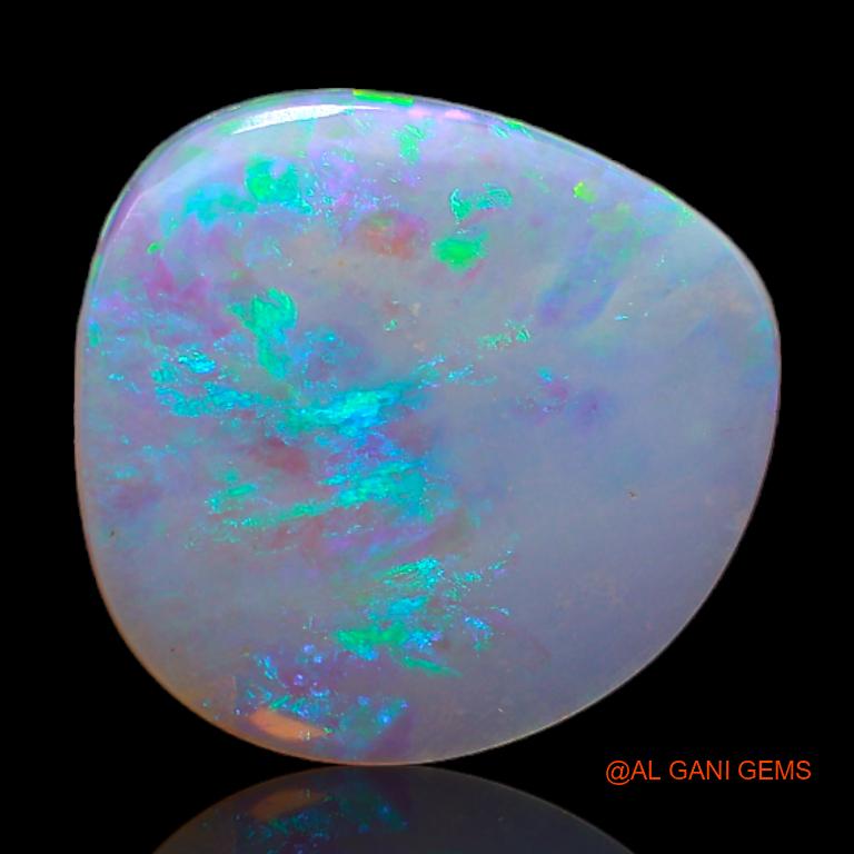 2.25 Cts Natural Australian Fire Opal Fancy Cabochon Loose Gemstone For Jewelry 13x12x2 mm A-674