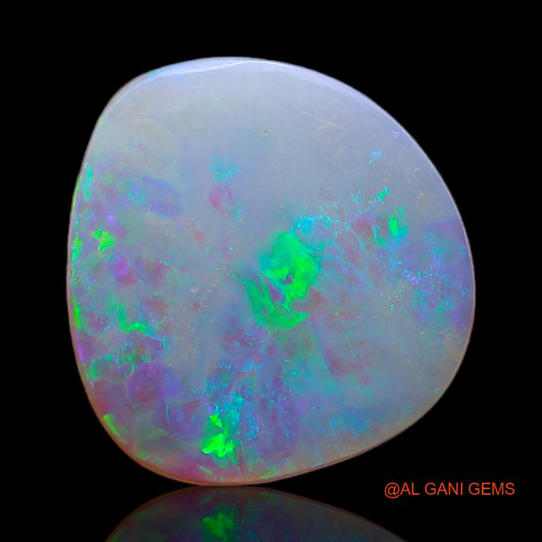 2.25 Cts Natural Australian Fire Opal Fancy Cabochon Loose Gemstone For Jewelry 13x12x2 mm A-674