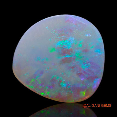 2.25 Cts Natural Australian Fire Opal Fancy Cabochon Loose Gemstone For Jewelry 13x12x2 mm A-674
