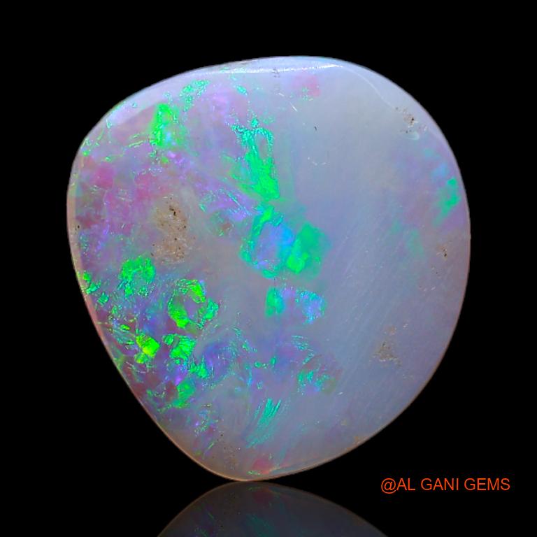 2.25 Cts Natural Australian Fire Opal Fancy Cabochon Loose Gemstone For Jewelry 13x12x2 mm A-674