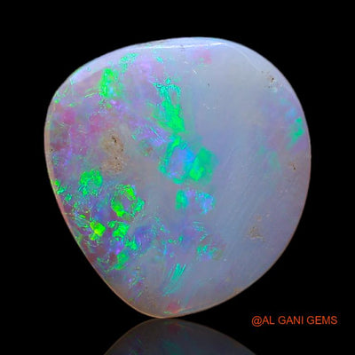 2.25 Cts Natural Australian Fire Opal Fancy Cabochon Loose Gemstone For Jewelry 13x12x2 mm A-674