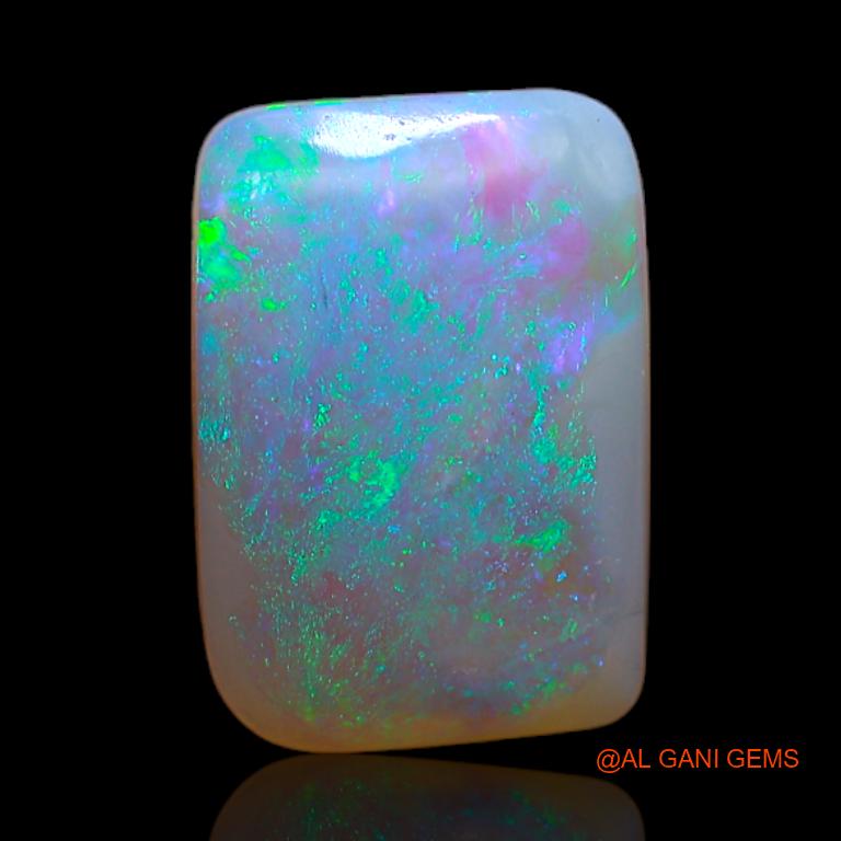 Natural Untreated Fire Opal Loose Gemstone Square Cabochon From Australia 3.95 Cts 13x9x4 mm A-676