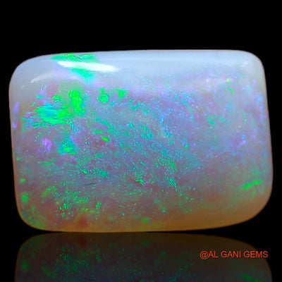 Natural Untreated Fire Opal Loose Gemstone Square Cabochon From Australia 3.95 Cts 13x9x4 mm A-676