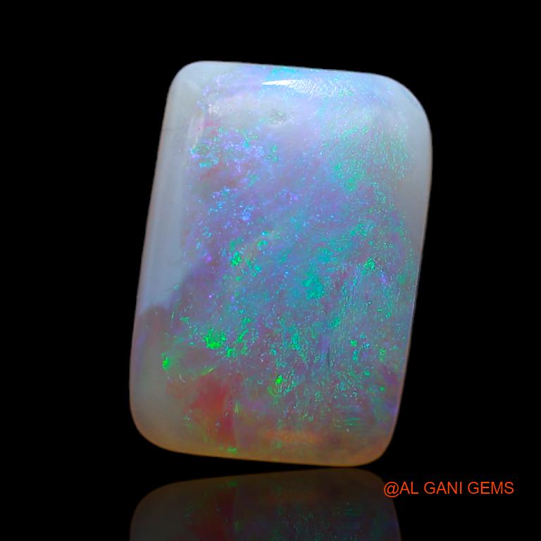 Natural Untreated Fire Opal Loose Gemstone Square Cabochon From Australia 3.95 Cts 13x9x4 mm A-676