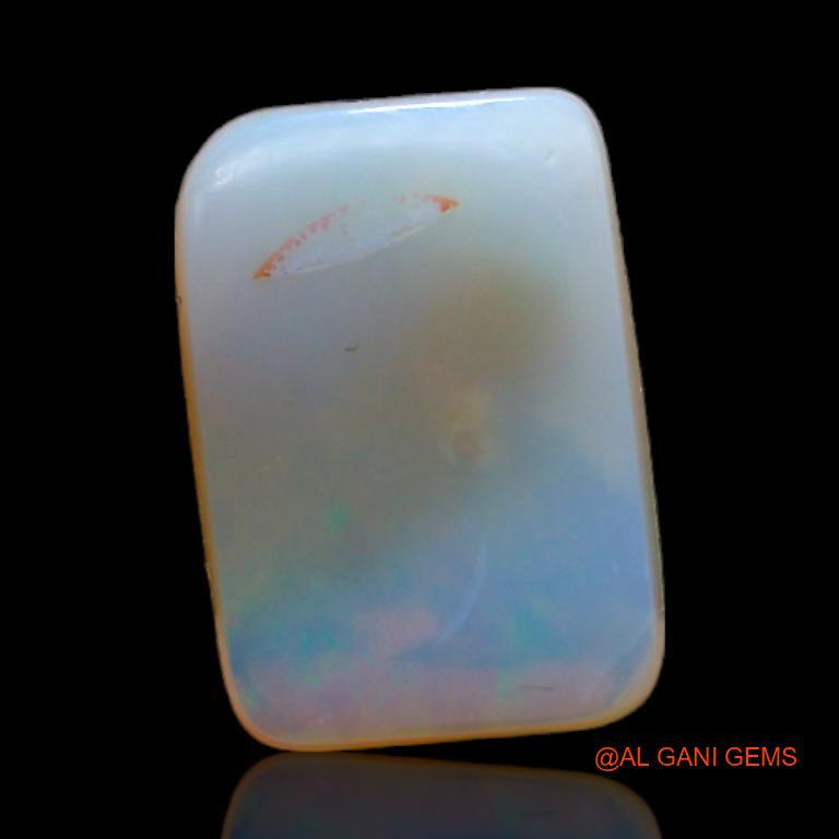 Natural Untreated Fire Opal Loose Gemstone Square Cabochon From Australia 3.95 Cts 13x9x4 mm A-676
