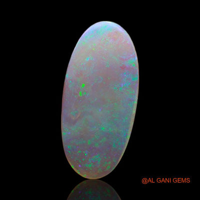 Natural Fire Opal Gemstone 3.20 Cts Loose Oval Cabochon From Australia 19x9x2 mm A-677
