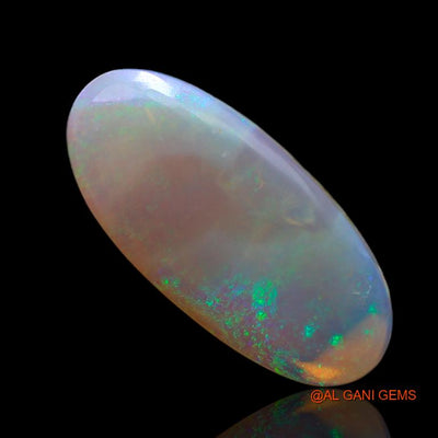 Natural Fire Opal Gemstone 3.20 Cts Loose Oval Cabochon From Australia 19x9x2 mm A-677