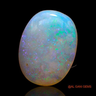 Natural Fire Opal Gemstone 4.35 Cts Loose Oval Cabochon From Australia 14x10x4 mm A-678