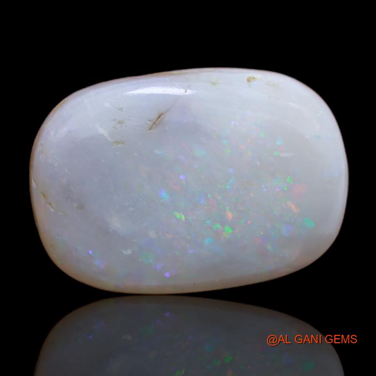 11.00 Cts Natural Australian Fire Opal Loose Gemstone Fancy Cabochon 19x13x6 mm A-67