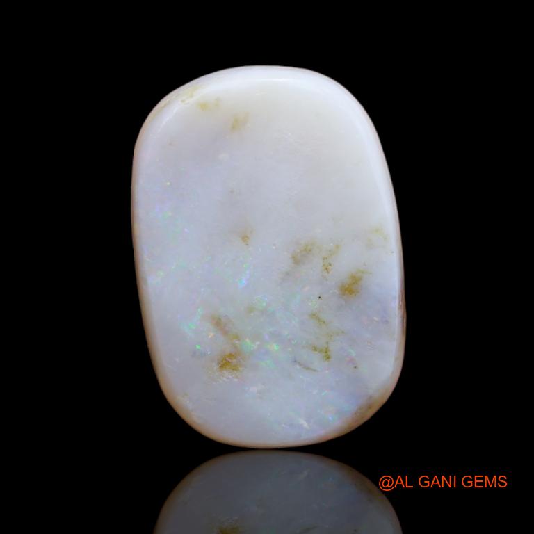 11.00 Cts Natural Australian Fire Opal Loose Gemstone Fancy Cabochon 19x13x6 mm A-67