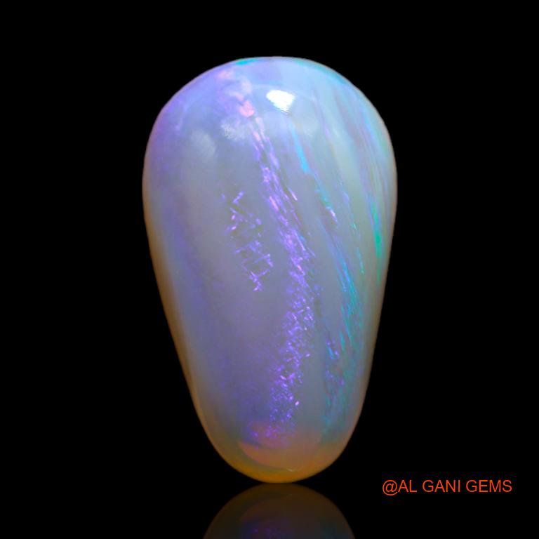 Natural Fire Opal Gemstone 5.65 Cts Loose Fancy Cabochon From Australia 17x10x4 mm A-680