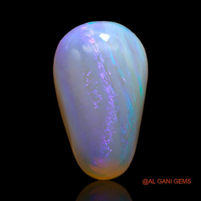 Natural Fire Opal Gemstone 5.65 Cts Loose Fancy Cabochon From Australia 17x10x4 mm A-680