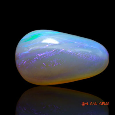Natural Fire Opal Gemstone 5.65 Cts Loose Fancy Cabochon From Australia 17x10x4 mm A-680