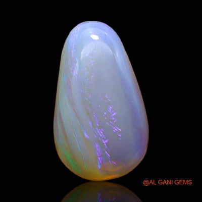 Natural Fire Opal Gemstone 5.65 Cts Loose Fancy Cabochon From Australia 17x10x4 mm A-680