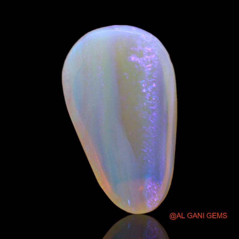 Natural Fire Opal Gemstone 5.65 Cts Loose Fancy Cabochon From Australia 17x10x4 mm A-680