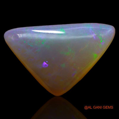 4.85 Cts Natural Australian Fire Opal Loose Gemstone Trillion Cabochon 17x11x4 mm A-681