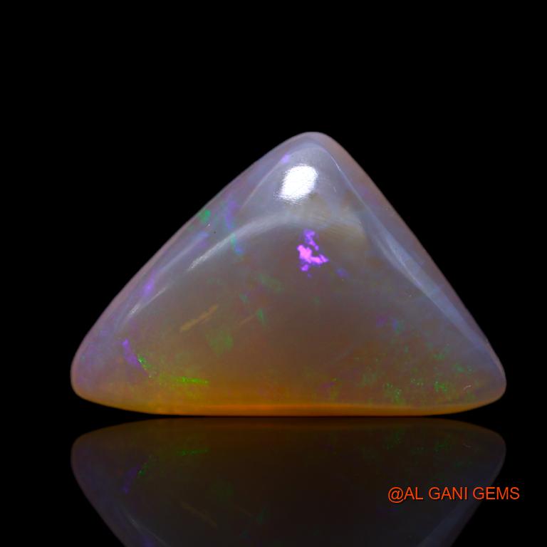 4.85 Cts Natural Australian Fire Opal Loose Gemstone Trillion Cabochon 17x11x4 mm A-681