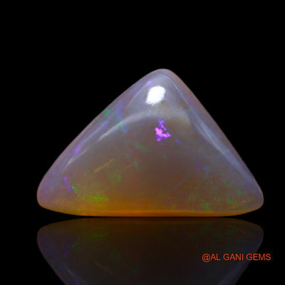 4.85 Cts Natural Australian Fire Opal Loose Gemstone Trillion Cabochon 17x11x4 mm A-681