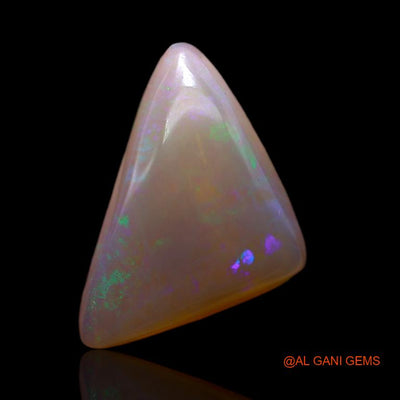 4.85 Cts Natural Australian Fire Opal Loose Gemstone Trillion Cabochon 17x11x4 mm A-681