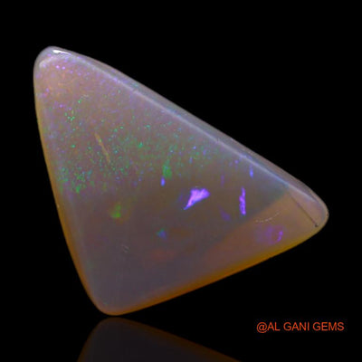 4.85 Cts Natural Australian Fire Opal Loose Gemstone Trillion Cabochon 17x11x4 mm A-681