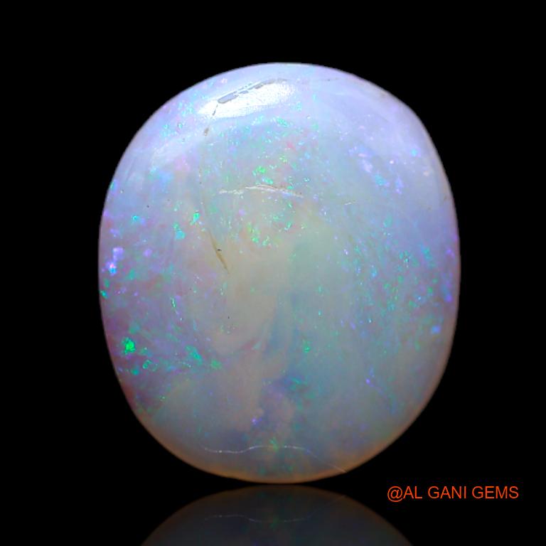 2.75 Cts Natural Australian Fire Opal Oval Cabochon Loose Gemstone For Jewelry 14x12x2 mm A-682