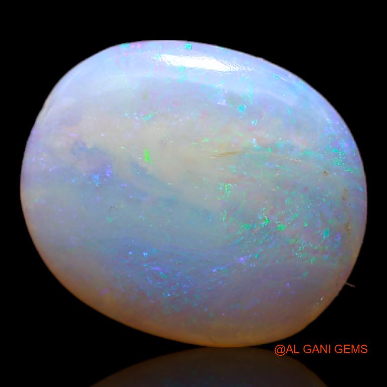 2.75 Cts Natural Australian Fire Opal Oval Cabochon Loose Gemstone For Jewelry 14x12x2 mm A-682