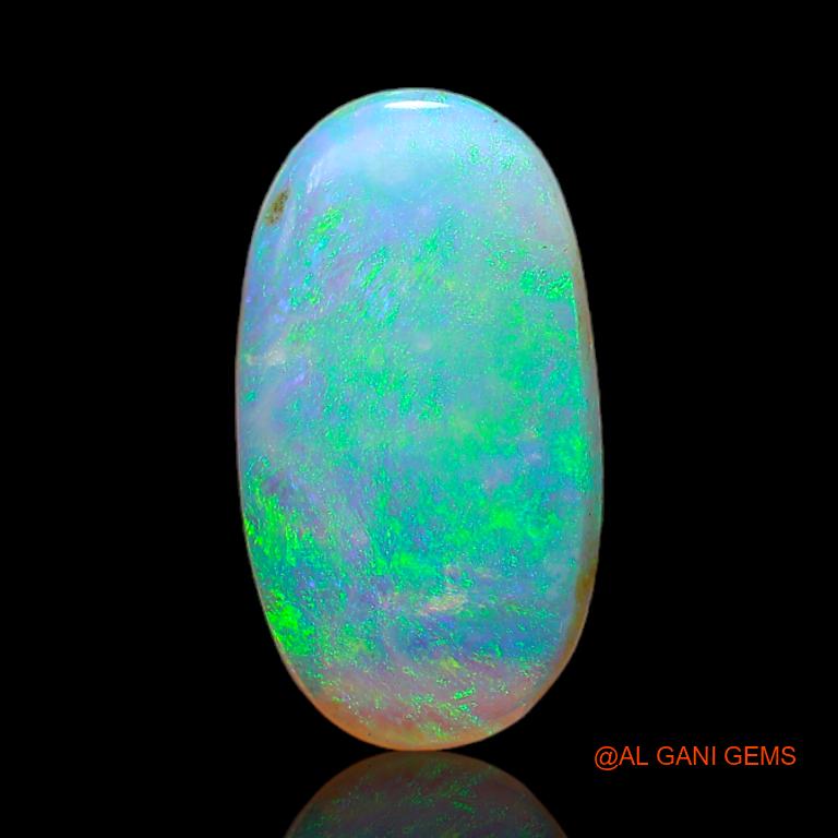 Natural Untreated Fire Opal Loose Gemstone Oval Cabochon From Australia 2.70 Cts 15x8x2 mm A-683
