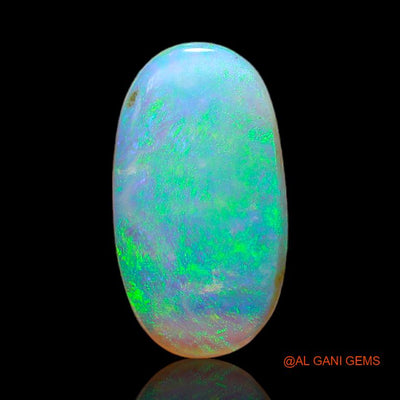Natural Untreated Fire Opal Loose Gemstone Oval Cabochon From Australia 2.70 Cts 15x8x2 mm A-683