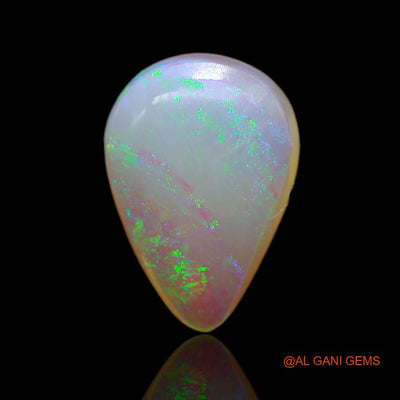 3.90 Cts Natural Australian Fire Opal Pear Cabochon Loose Gemstone For Jewelry 14x10x4 mm A-684