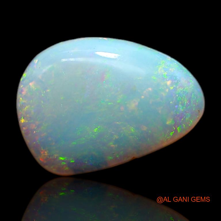 3.30 Cts Natural Australian Fire Opal Loose Gemstone Fancy Cabochon 14x9x3 mm A-685