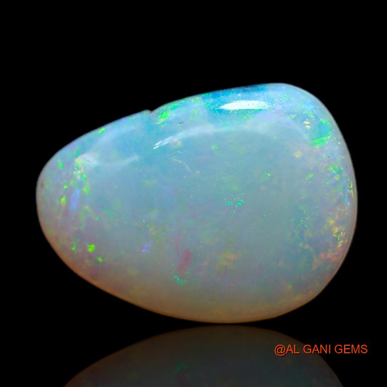 3.30 Cts Natural Australian Fire Opal Loose Gemstone Fancy Cabochon 14x9x3 mm A-685