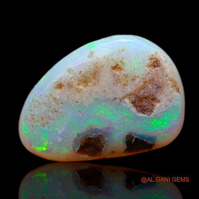 3.30 Cts Natural Australian Fire Opal Loose Gemstone Fancy Cabochon 14x9x3 mm A-685