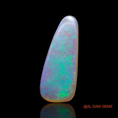 2.25 Cts Natural Australian Fire Opal Loose Gemstone Fancy Cabochon 18x7x2 mm A-687