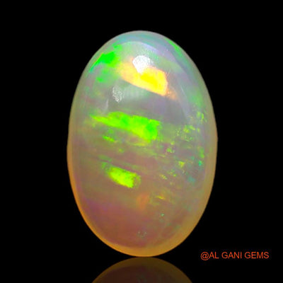 Natural Fire Opal Gemstone 3.50 Cts Loose Oval Cabochon From Australia 13x8x5 mm A-689