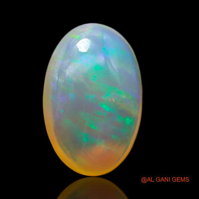 Natural Fire Opal Gemstone 3.50 Cts Loose Oval Cabochon From Australia 13x8x5 mm A-689