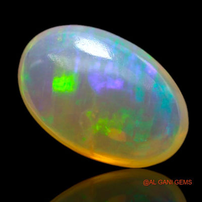 Natural Fire Opal Gemstone 3.50 Cts Loose Oval Cabochon From Australia 13x8x5 mm A-689