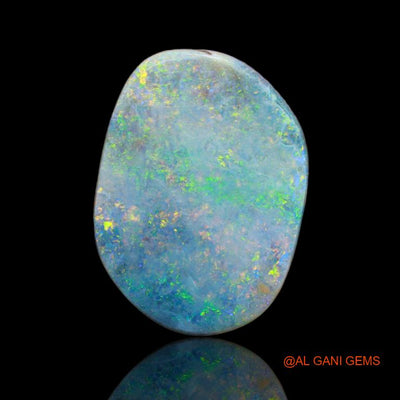 Natural Fire Opal Gemstone 7.05 Cts Loose Fancy Cabochon From Australia 19x14x3 mm A-68
