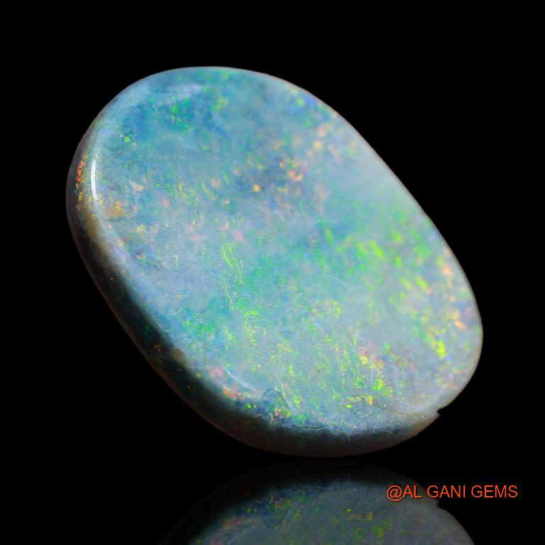 Natural Fire Opal Gemstone 7.05 Cts Loose Fancy Cabochon From Australia 19x14x3 mm A-68