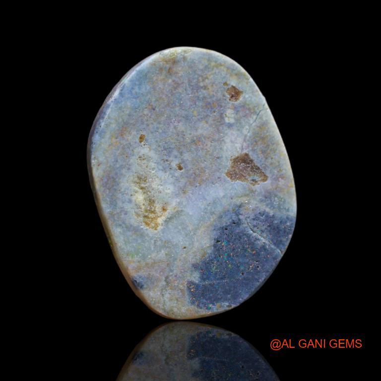 Natural Fire Opal Gemstone 7.05 Cts Loose Fancy Cabochon From Australia 19x14x3 mm A-68