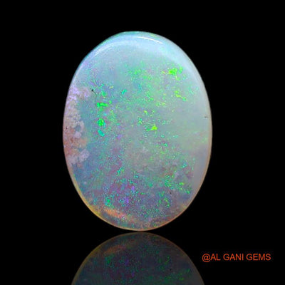 Natural Fire Opal Gemstone 2.60 Cts Loose Oval Cabochon From Australia 13x10x3 mm A-691