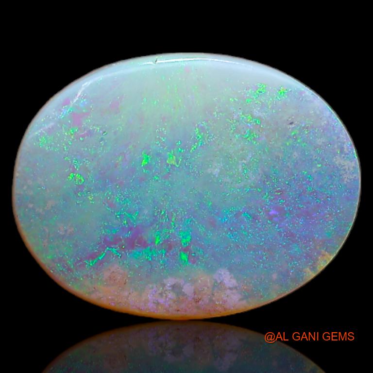 Natural Fire Opal Gemstone 2.60 Cts Loose Oval Cabochon From Australia 13x10x3 mm A-691